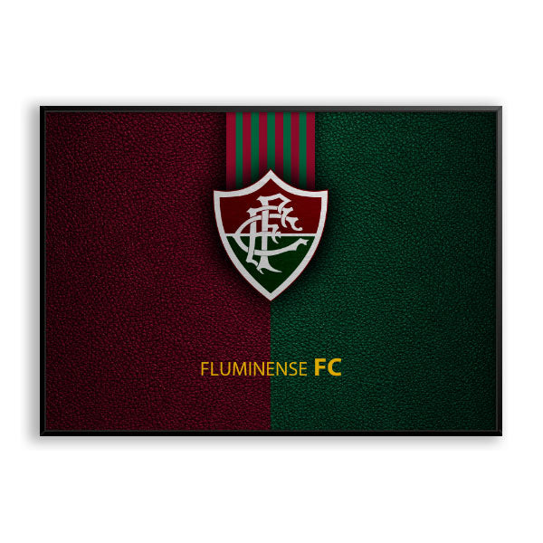 Quadro Decorativo Fluminense Football Club Moldura Filete Preta