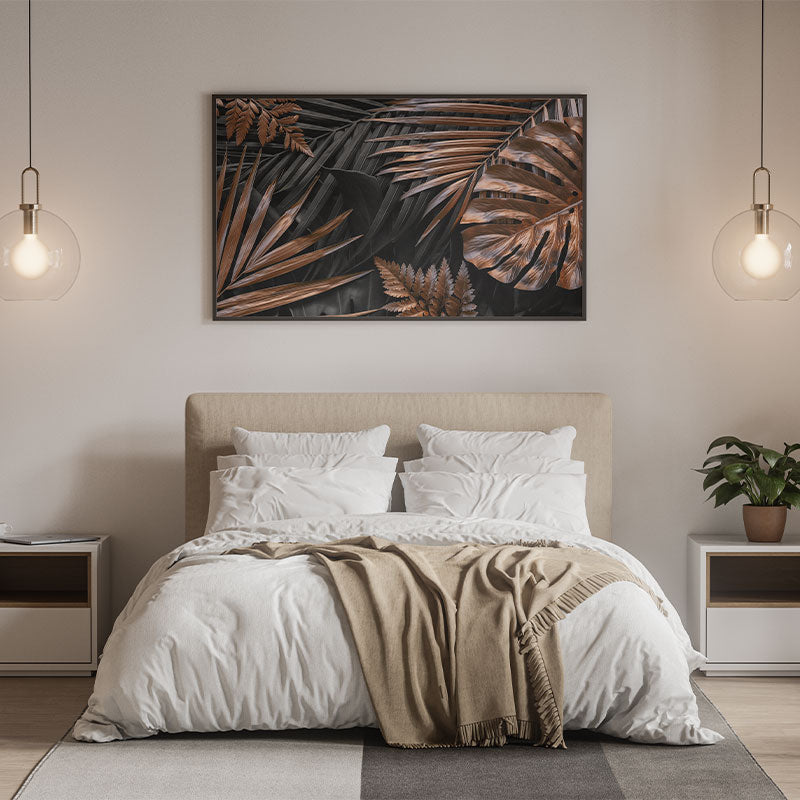 Quadro Decorativo Folhas Tropicais