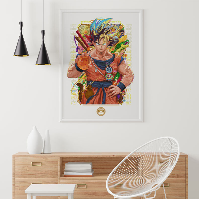 Quadro Decorativo Goku Dragon Ball