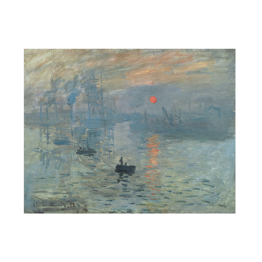 Quadro Decorativo Impressão Nascer do Sol Monet