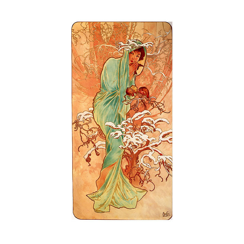 Quadro Decorativo Inverno Alphonse Mucha