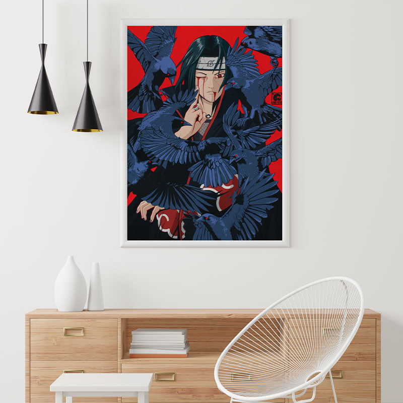 Quadro Decorativo Itachi Uchiha