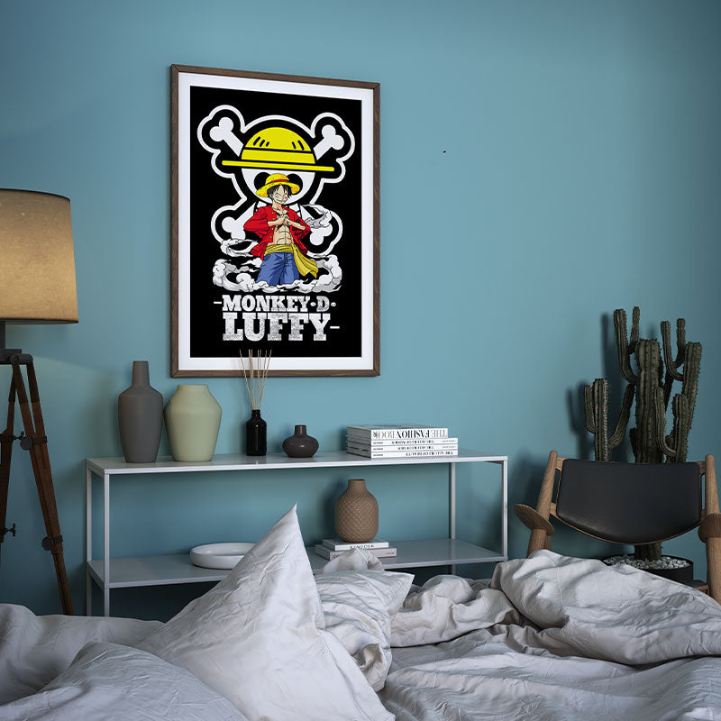 Quadro Decorativo Luffy One Piece