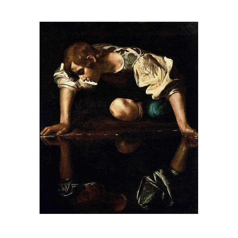 Quadro Decorativo Narciso Caravaggio