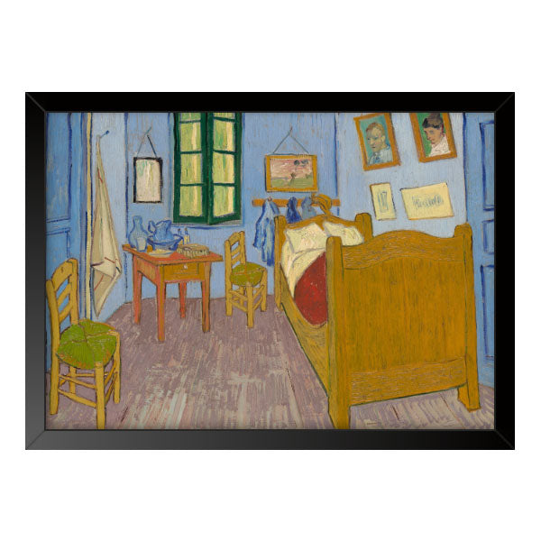 Quadro Decorativo O Quarto De Van Gogh Em Arles Moldura Tradicional Preta