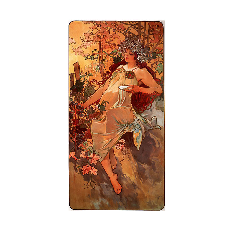 Quadro Decorativo Outono Alphonse Mucha