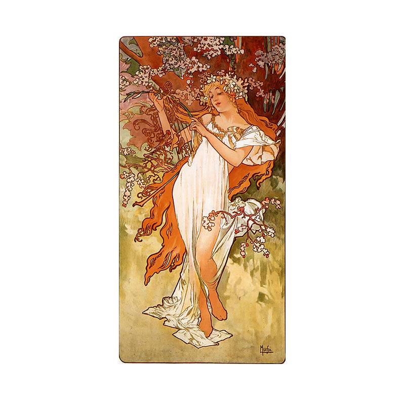 Quadro Decorativo Primavera Alphonse Mucha