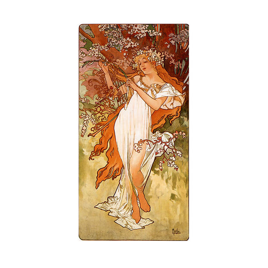 Quadro Decorativo Primavera Alphonse Mucha