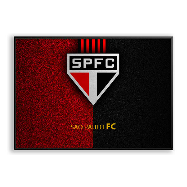Quadro Decorativo São Paulo Futebol Clube Moldura Filete Preta