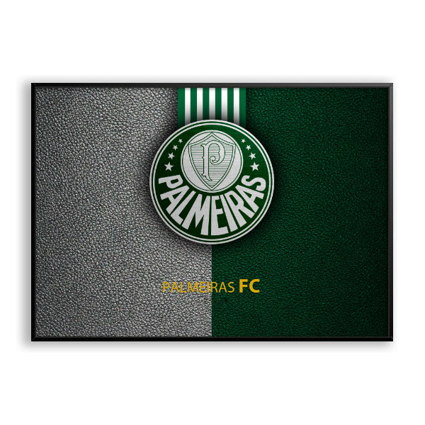 Quadro Decorativo Sociedade Esportiva Palmeiras Moldura Filete Preta