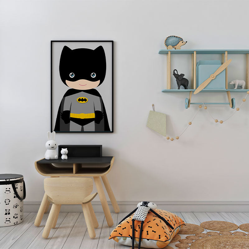 Quadro Decorativo Super Herói Infantil Batman