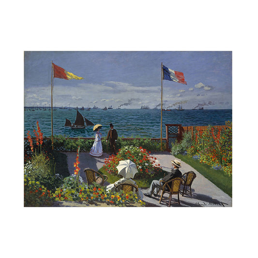 Quadro Jardim Em Sainte-Adresse Monet
